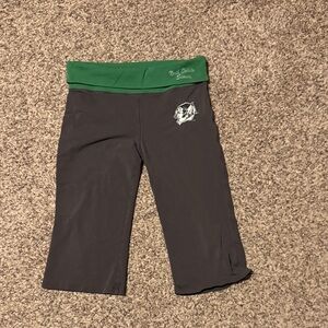 47 Women's Capris with Green Waistband and Black Body